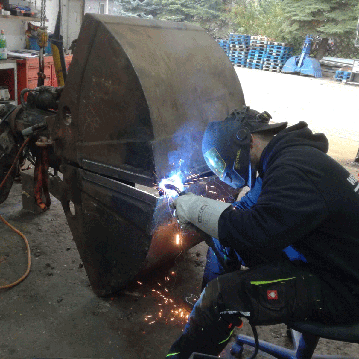 Greifer Bagger