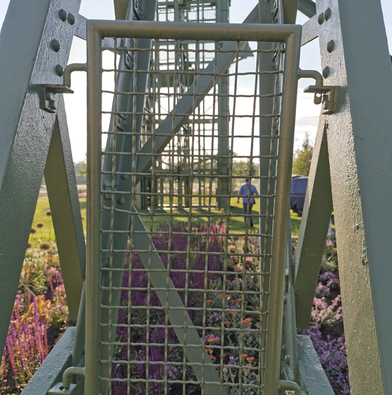 Förderturm Kletterschutz